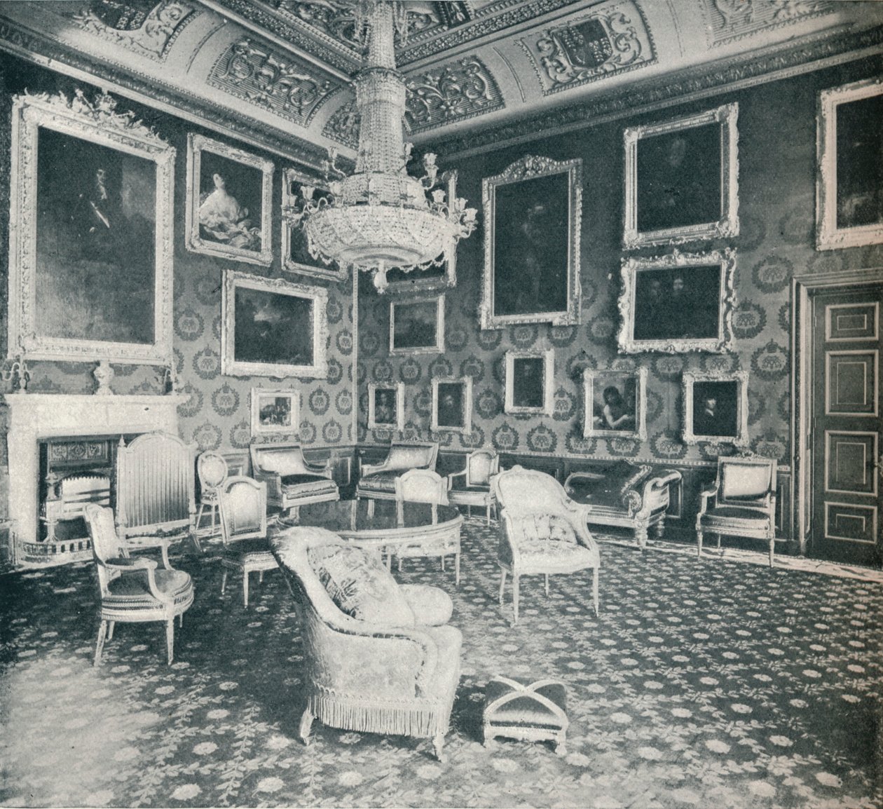 Der Ratssaal Windsor Castle, um 1899, 1901 von Eyre and Spottiswoode