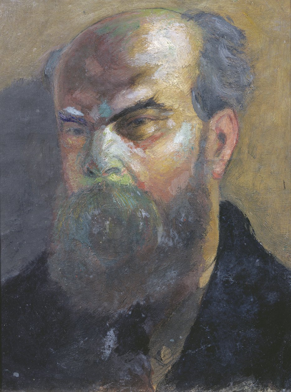 Porträt von Paul Verlaine (1844-96) von F.A. Cazals