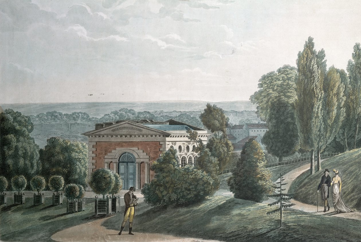 Das Gewächshaus im Jardin des Plantes, Paris von F.G. Wexelberg