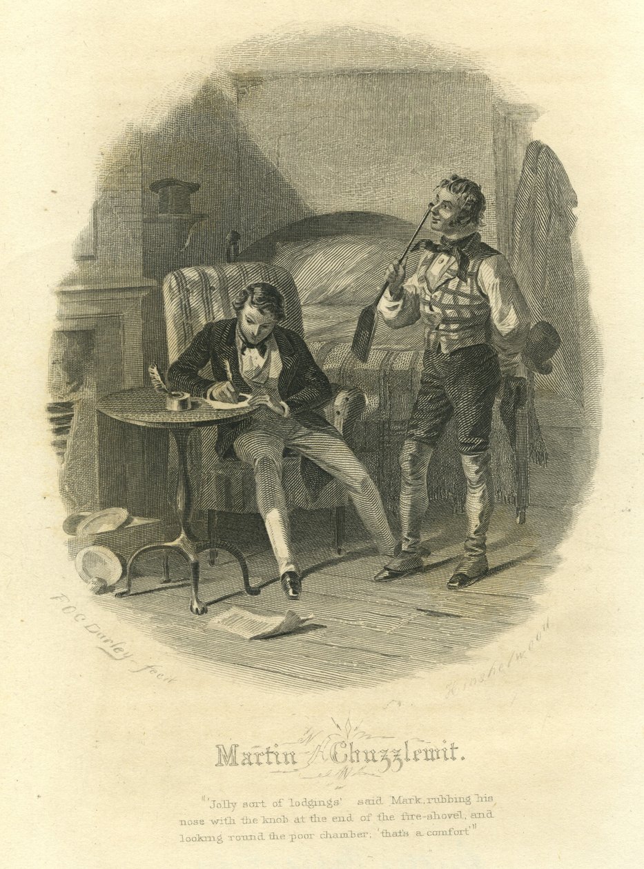 Martin Chuzzlewit: Mark Tapley und Martin Chuzzlewit von F.O.C. and McRae, C. John Darley