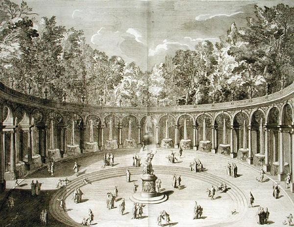 Die Kolonnade, Versailles, aus 