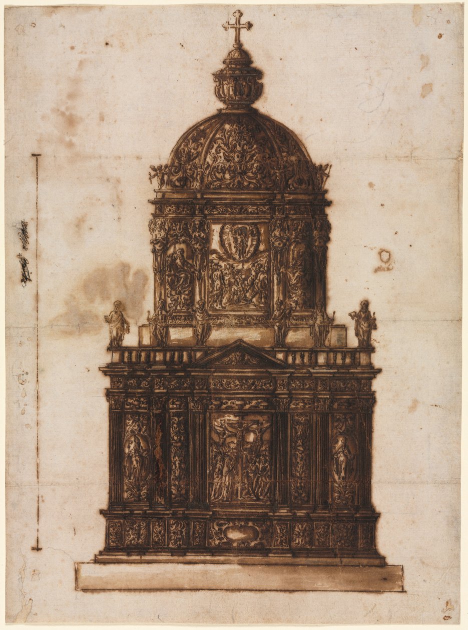 Entwurf für ein Ziborium, 1600er von Fantoni Family Workshop