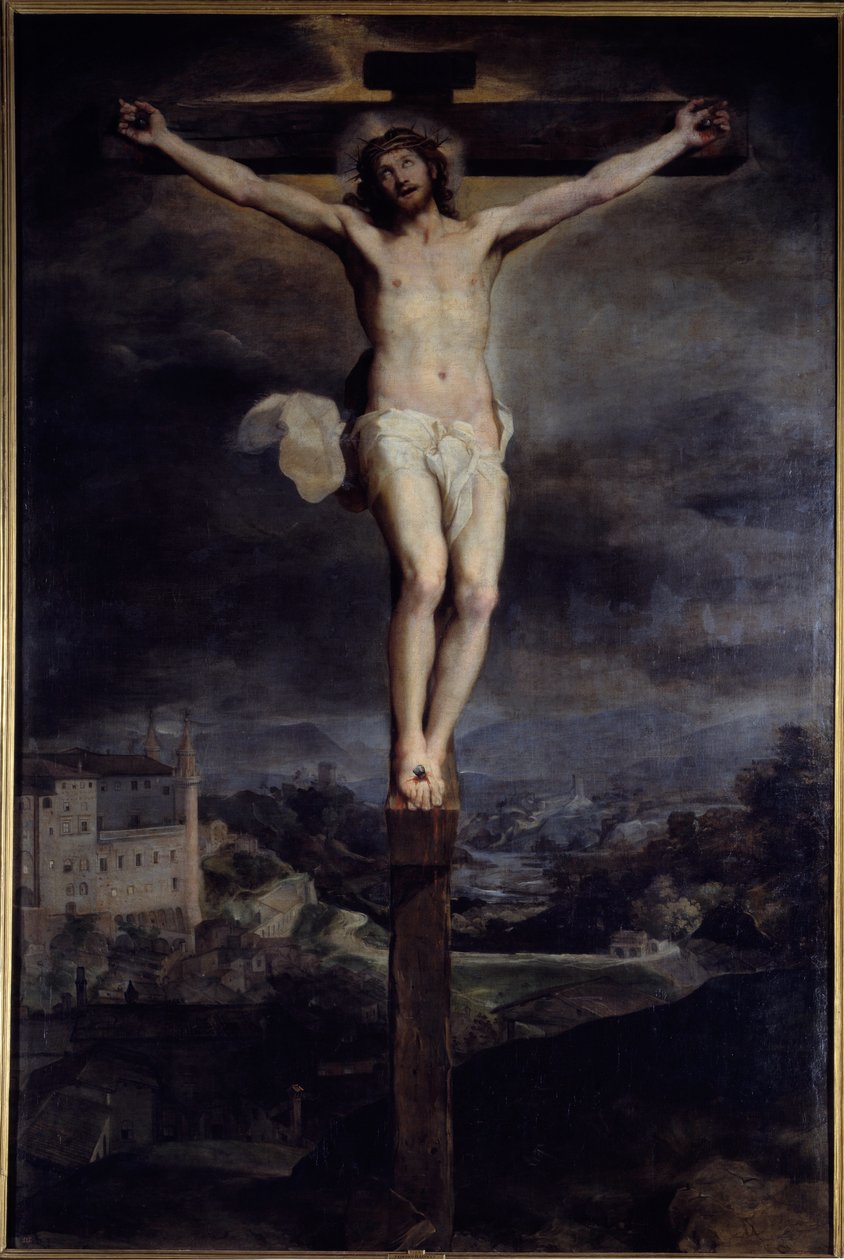 Christus am Kreuz. Gemälde von Federico Barocci (1526/35-1612) genannt Il Baroccio 1604. Madrid, Prado-Museum von Federico Fiori Barocci or Baroccio