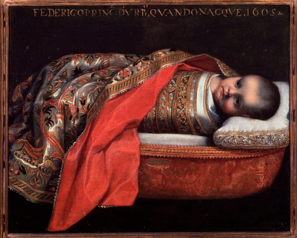 Porträt von Federico Ubaldo della Rovere, Herzog von Urbino (Kind) von Federico Fiori Barocci or Baroccio