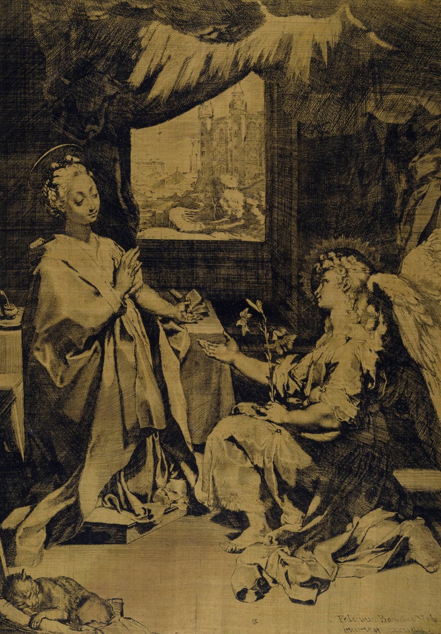 Die Verkündigung von Federico Fiori Barocci or Baroccio