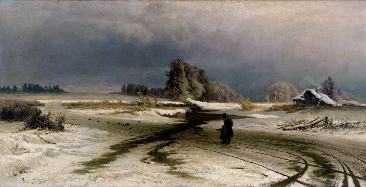 Das Tauwetter, 1871 von Fedor Aleksandrovich Vasiliev