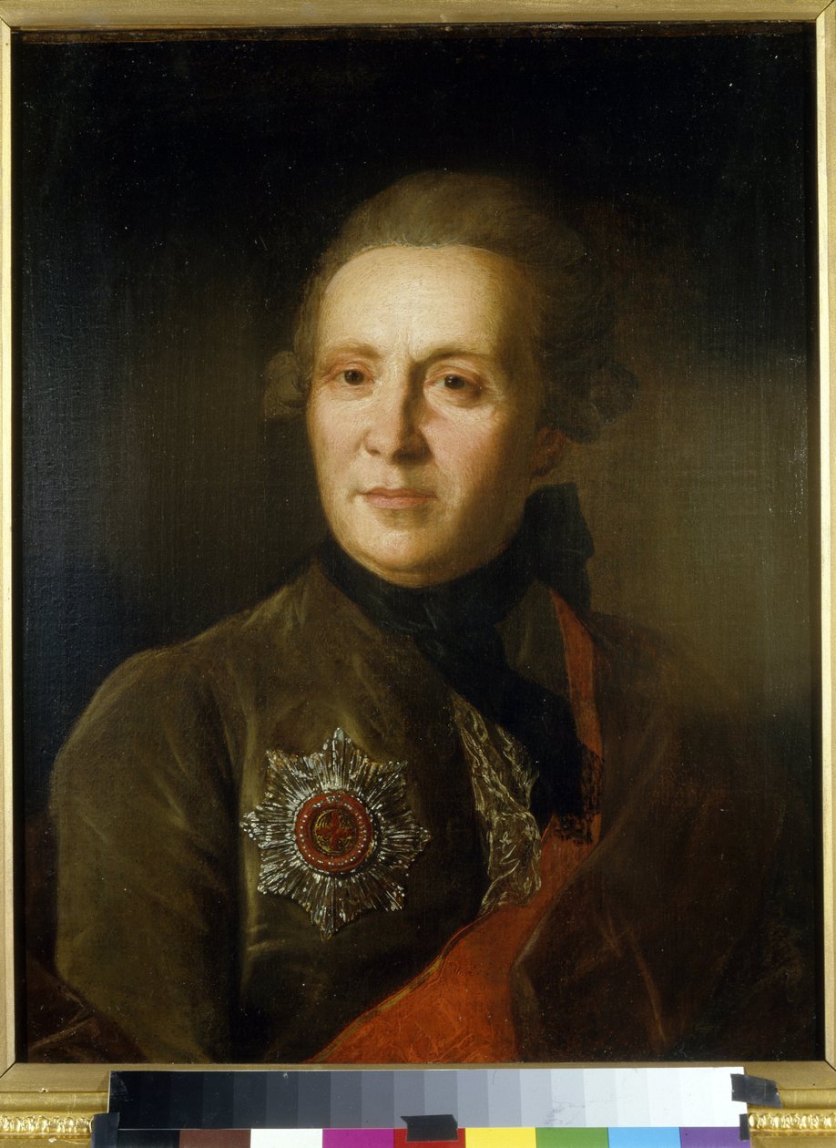 Porträt des Dichters Alexander Sumarokow von Fedor Stepanovich Rokotov