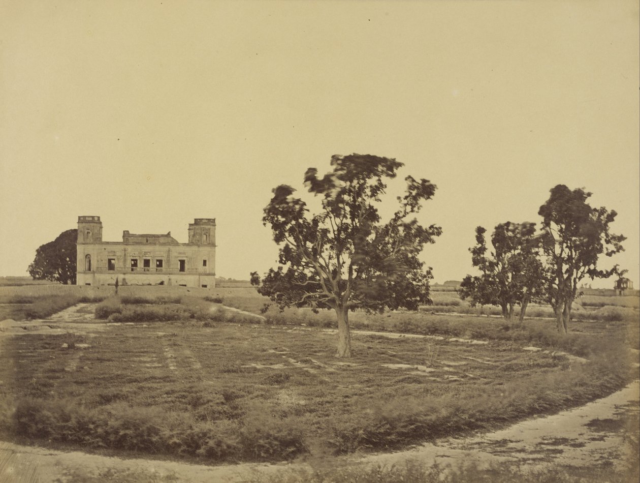 Der Alambagh nach der Evakuierung der Residenz von Felice Beato