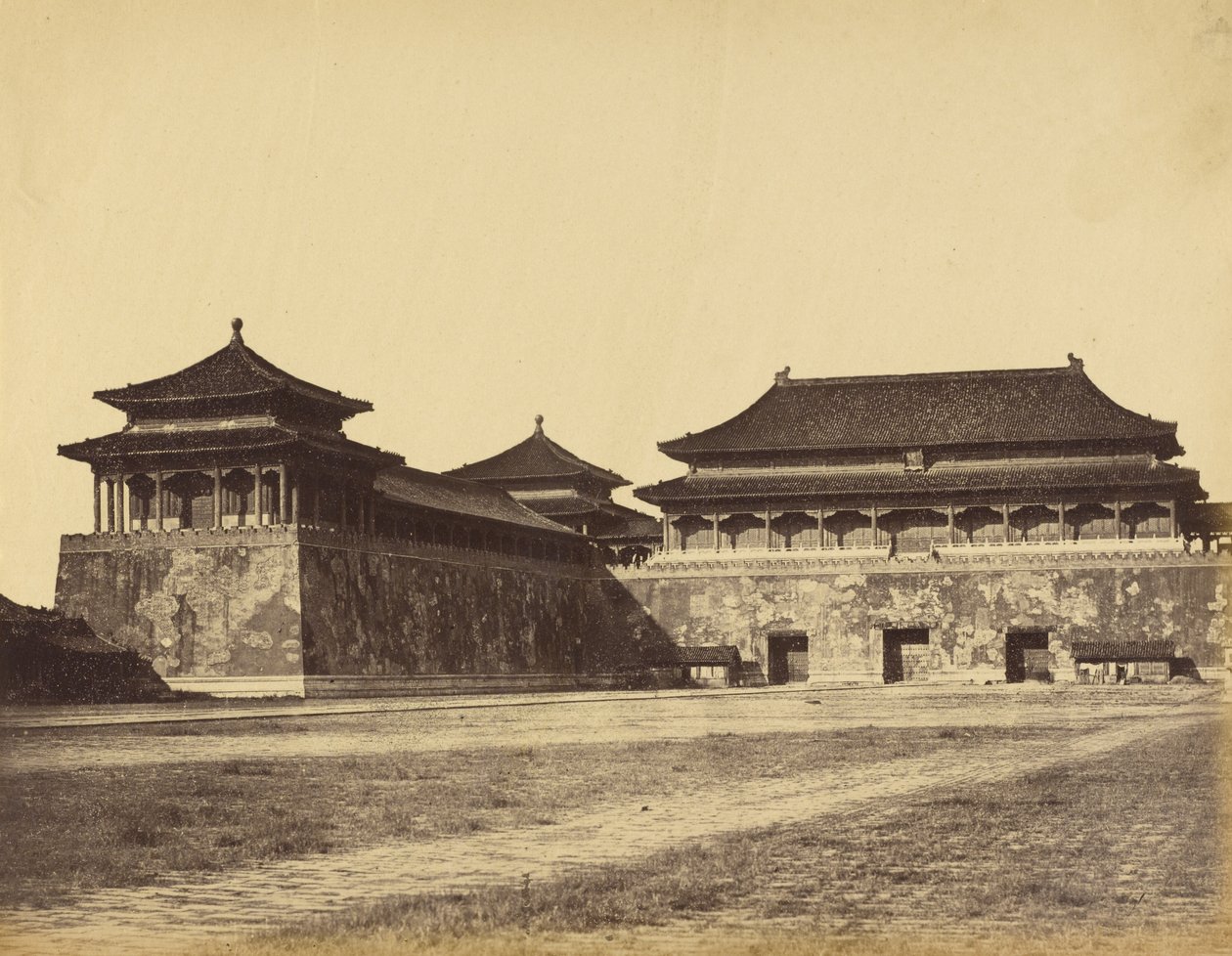 Der Große Kaiserliche Winterpalast, Peking, 29. Oktober 1860 von Felice Beato