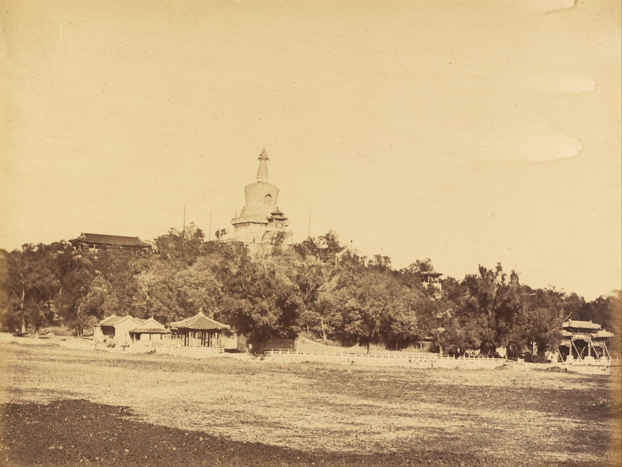 Die große Pagode im kaiserlichen Wintergartenpalast, 29. Oktober 1860 von Felice Beato