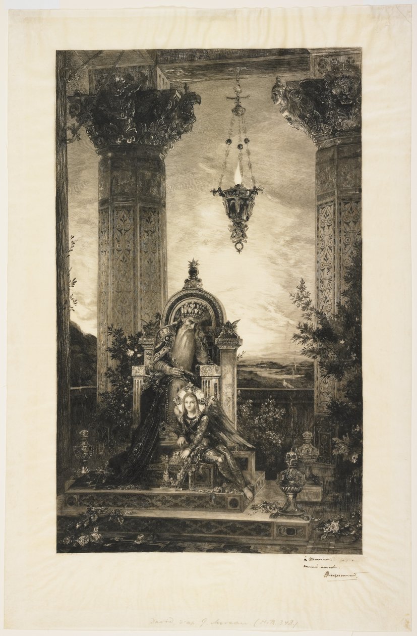 König David, 1883 von Felix Bracquemond