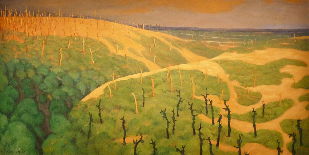 Der Wald von Gruerie und die Schlucht der Meurissons von Felix Edouard Vallotton