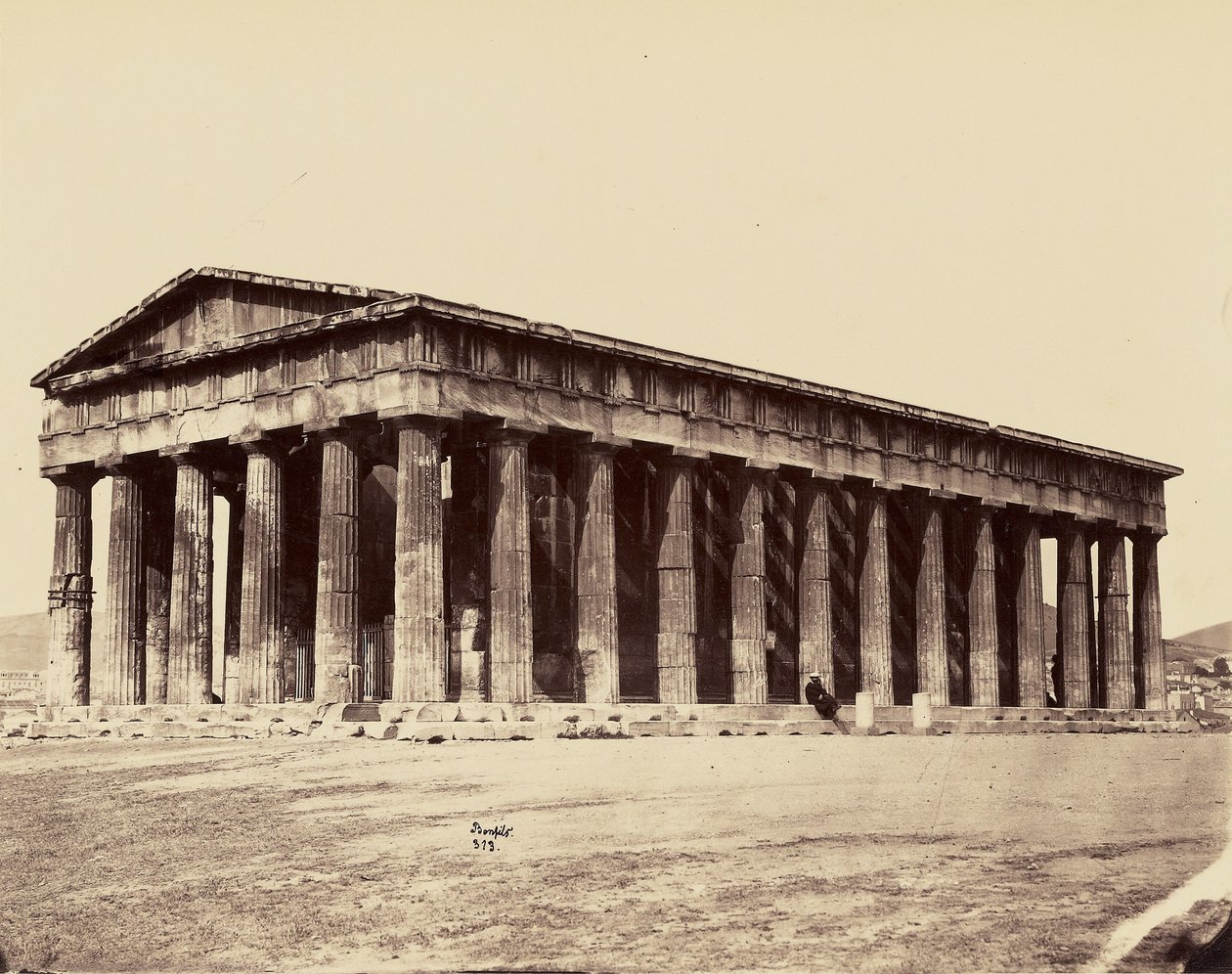 Tempel des Theseus - Athen. [Hephaistion] von Félix Bonfils