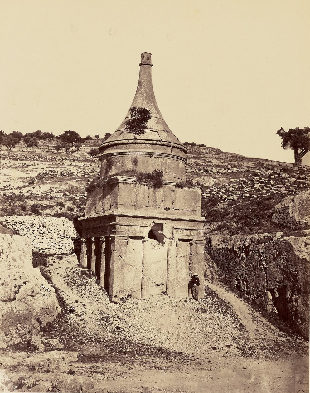 Grab von Absalom - Jerusalem von Félix Bonfils