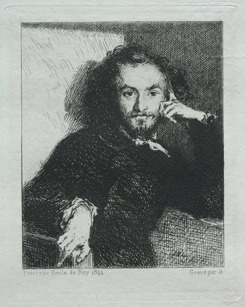 Baudelaire, nach Emil de Roy von Felix Bracquemond