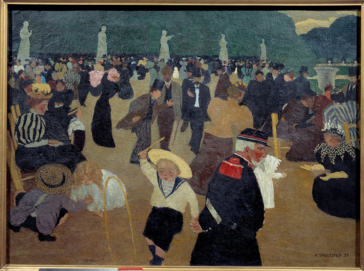 Der Garten des Luxemburg von Felix Edouard Vallotton