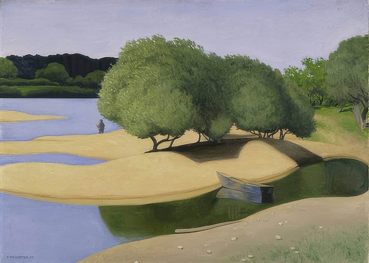 Sandbänke an der Loire von Felix Edouard Vallotton