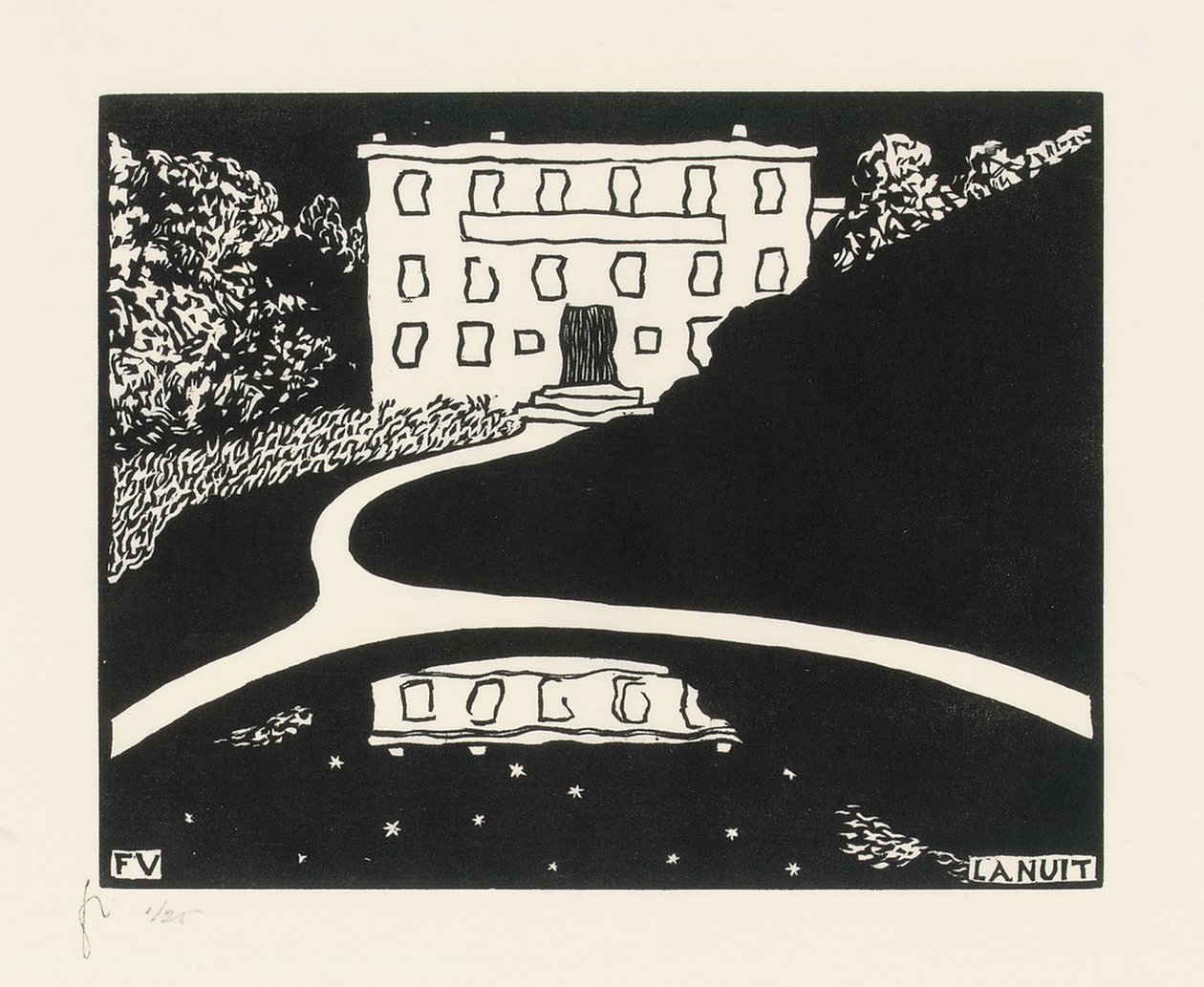 Die Nacht von Felix Edouard Vallotton