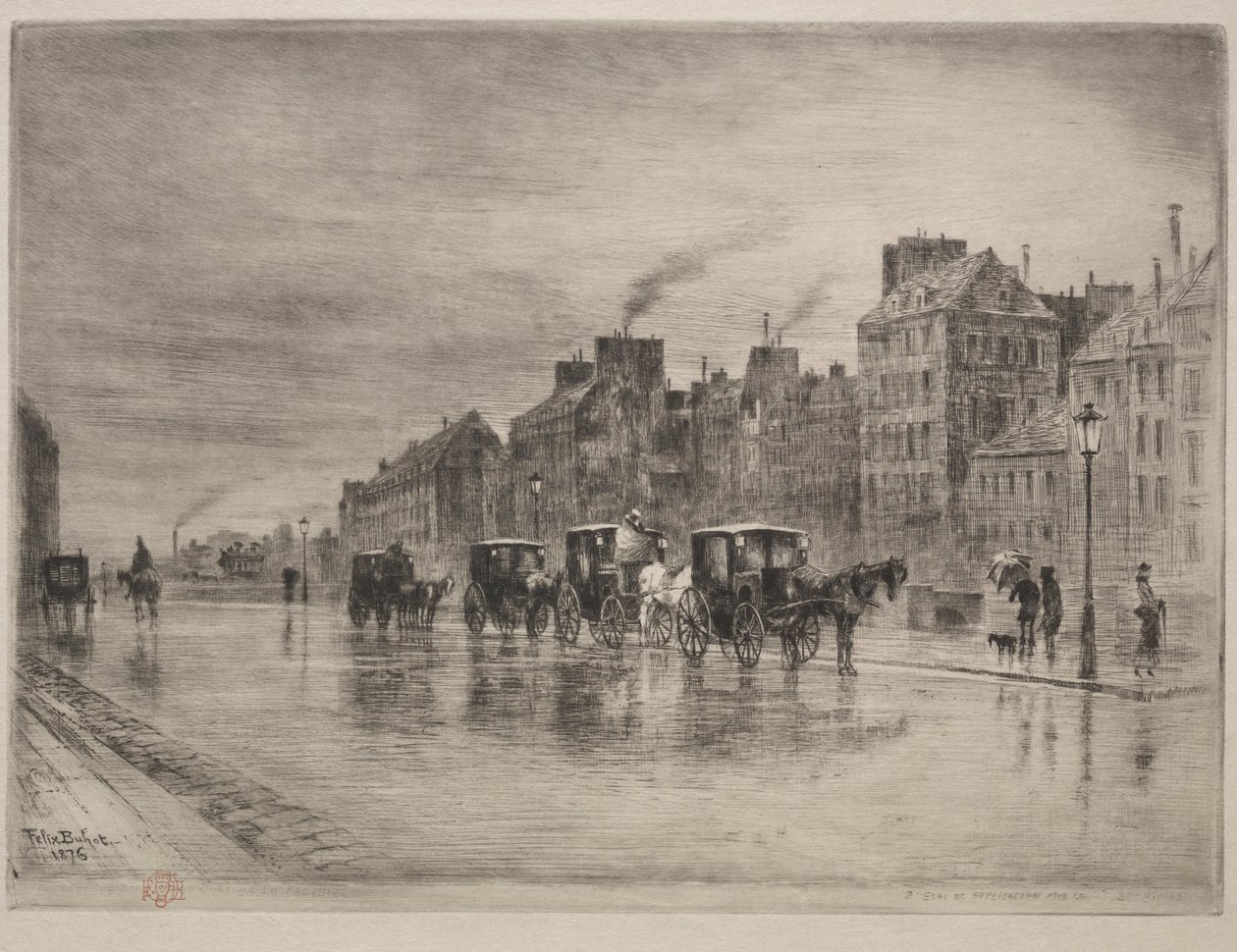 Ein Wintermorgen am Quai de l
