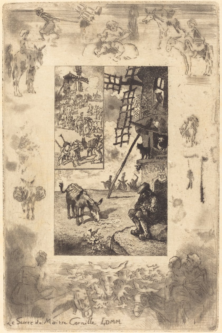 Das Geheimnis des Meisters Cornille von Felix Hilaire Buhot