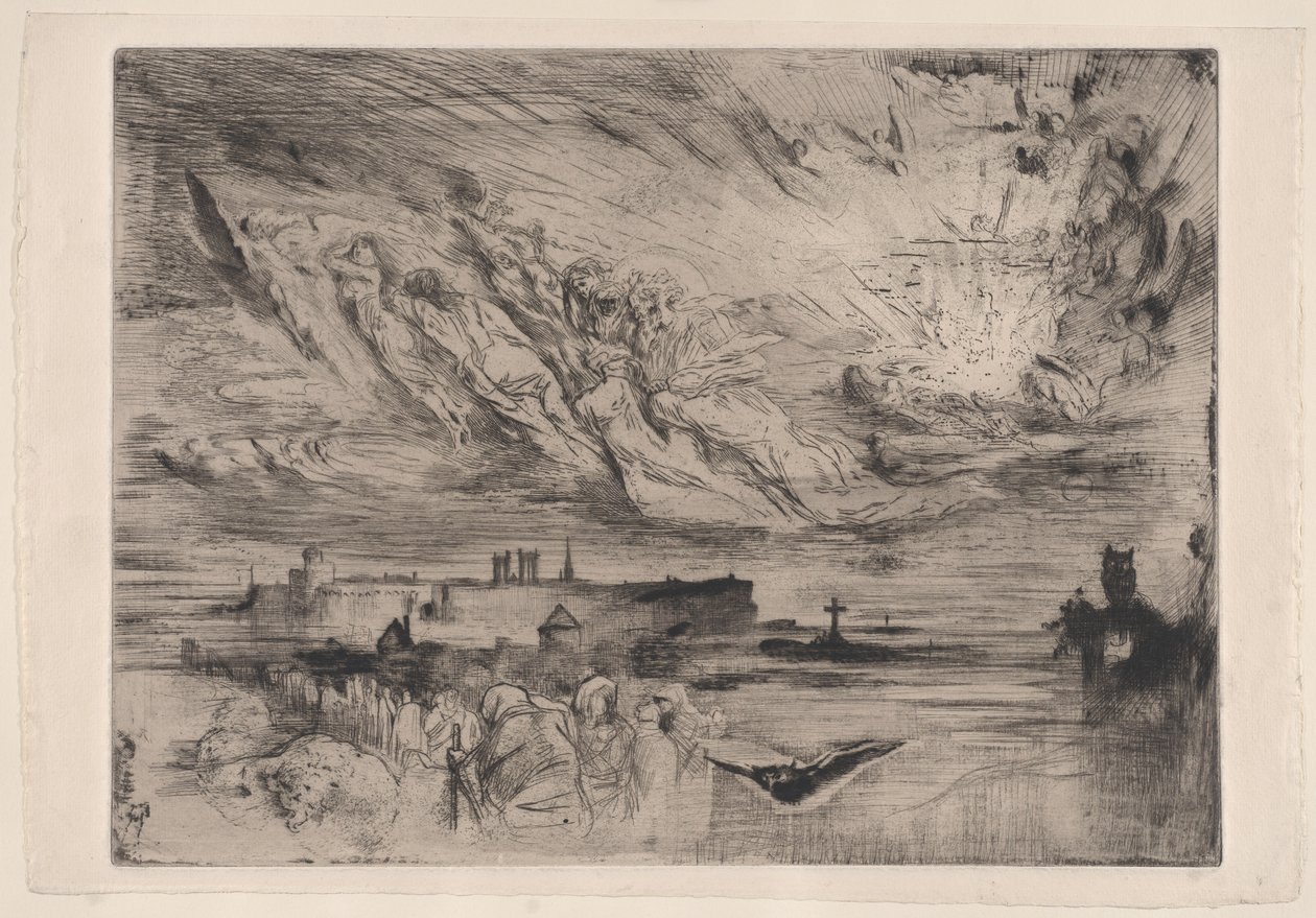 Geister toter Städte von Felix Hilaire Buhot