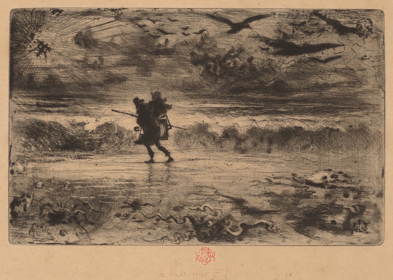 Der Marinemaler (Le Peintre de Marine) von Felix Hilaire Buhot