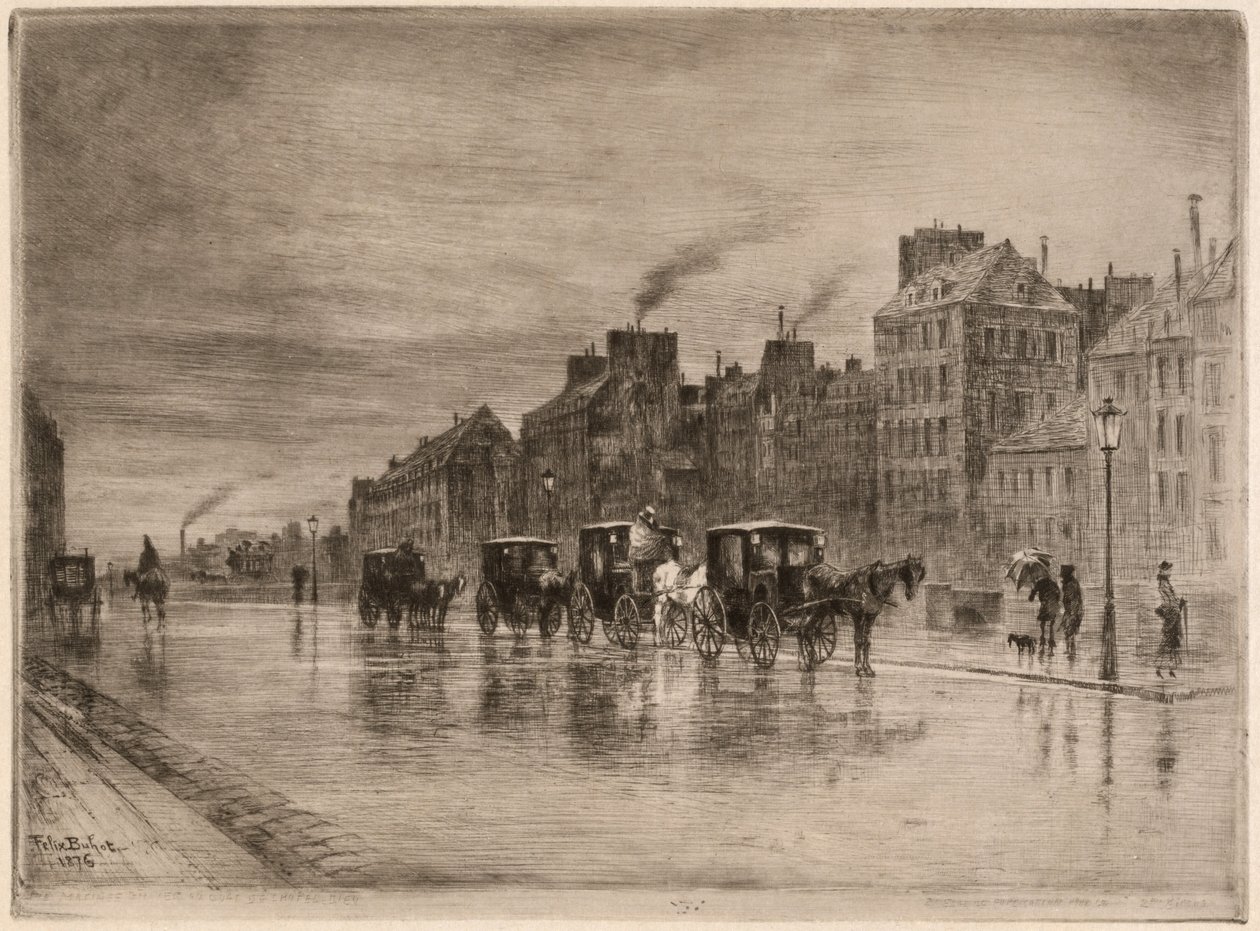 Ein Wintermorgen am Quai de l