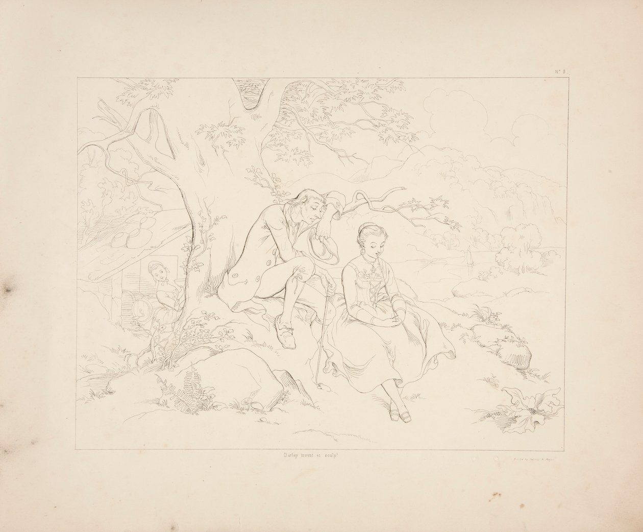 Die Legende von Sleepy Hollow, Blatt 3 von 6 von Felix O. C. Darley
