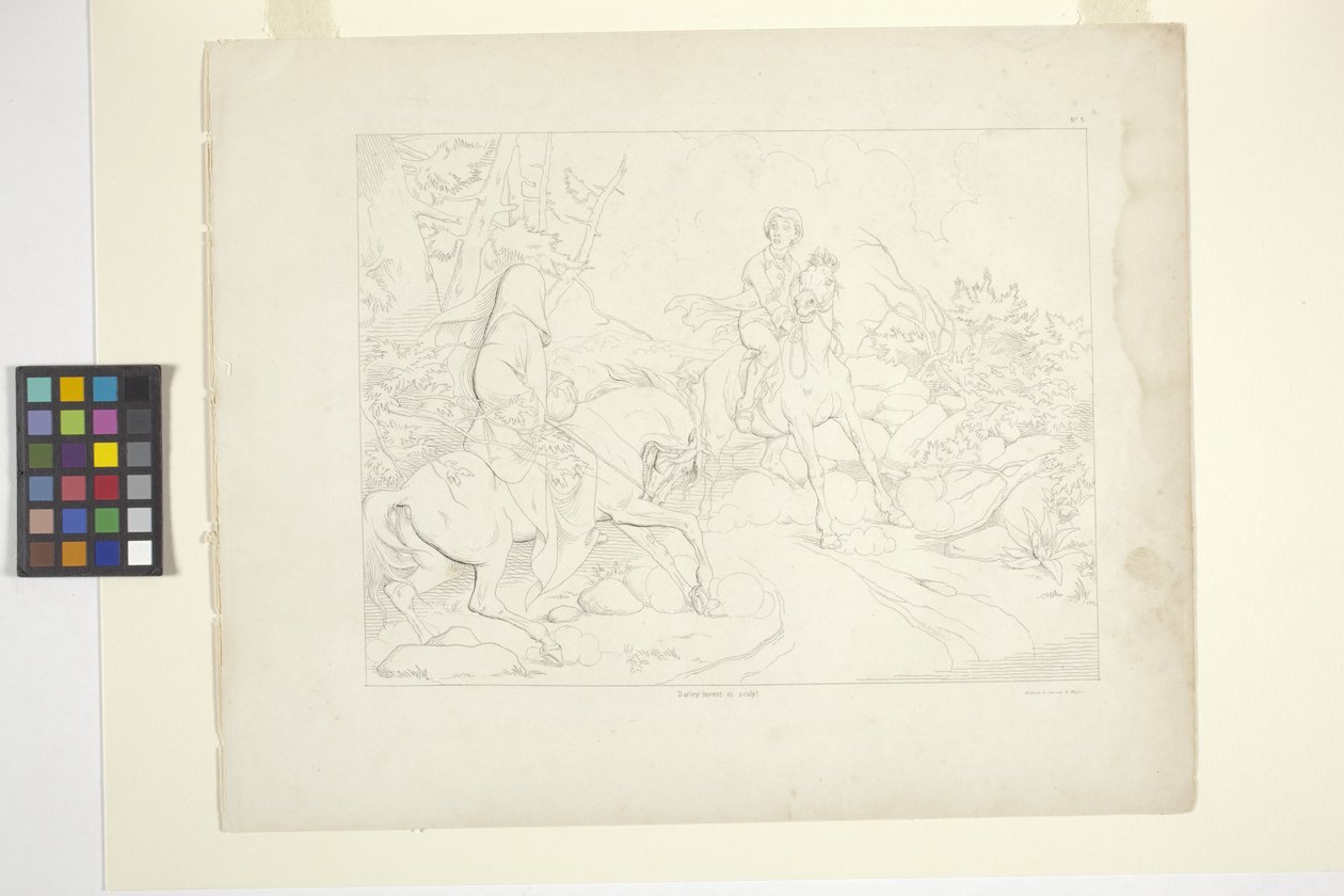 Illustrationen der Legende von Sleepy Hollow, Tafel 5 von Felix Octavius Carr Darley