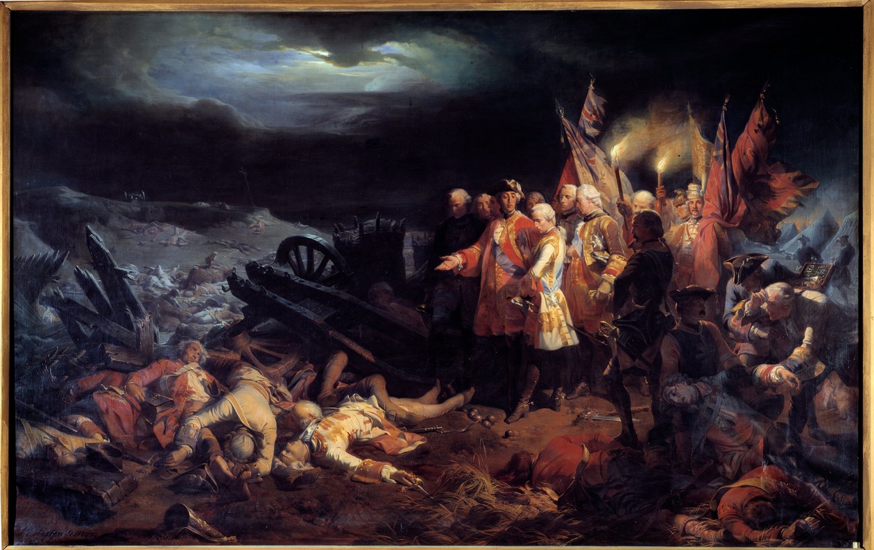Österreichischer Erbfolgekrieg (1740-1748): Die Schlacht von Fontenoy von Felix Philippoteaux