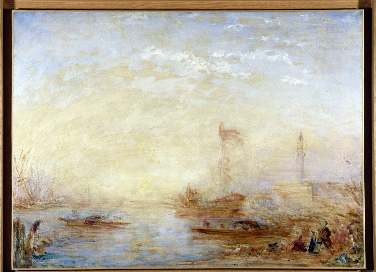 Ansicht von Venedig und der Bucentaur (Bucentoro) von Félix Ziem
