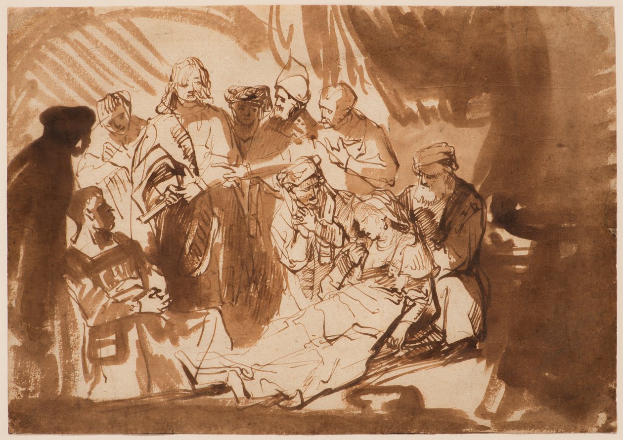 Christus und die Tochter des Jairus von Ferdinand Bol