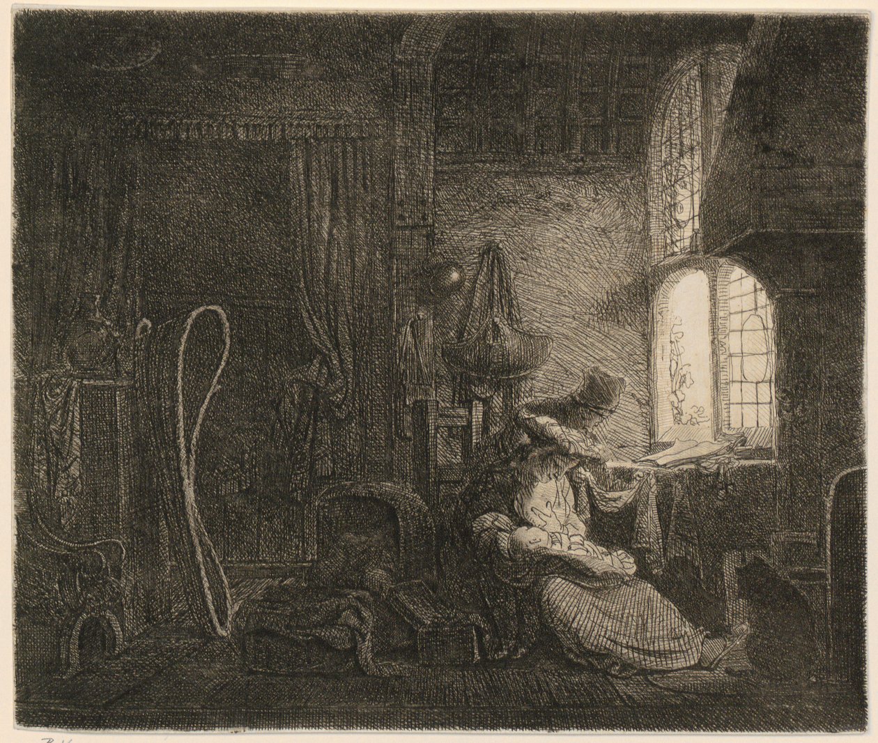 Familie im Zimmer von Ferdinand Bol