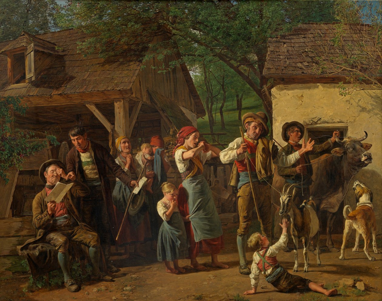 Die Pfändung von Ferdinand Georg Waldmüller