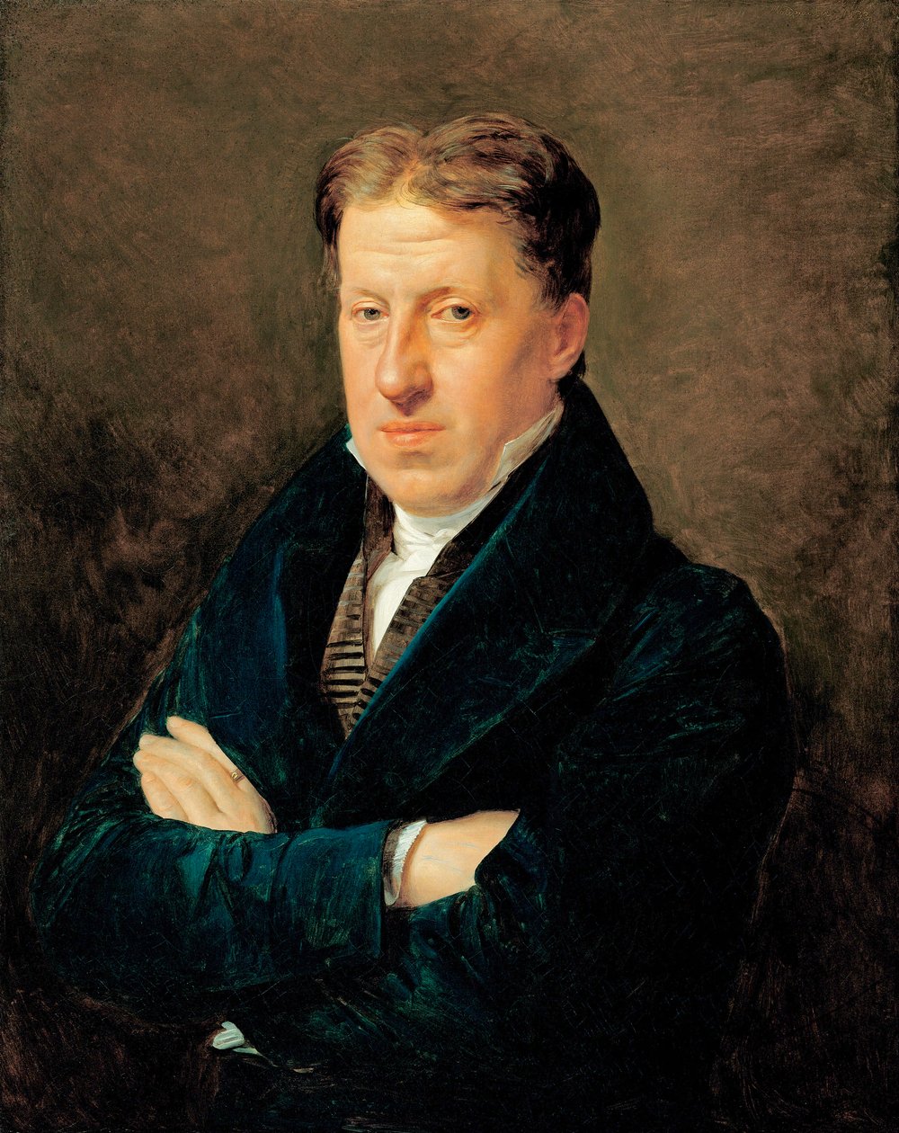 Der Wirt Thierry vom Gasthof "Zum Wolfen in der Au" von Ferdinand Georg Waldmuller