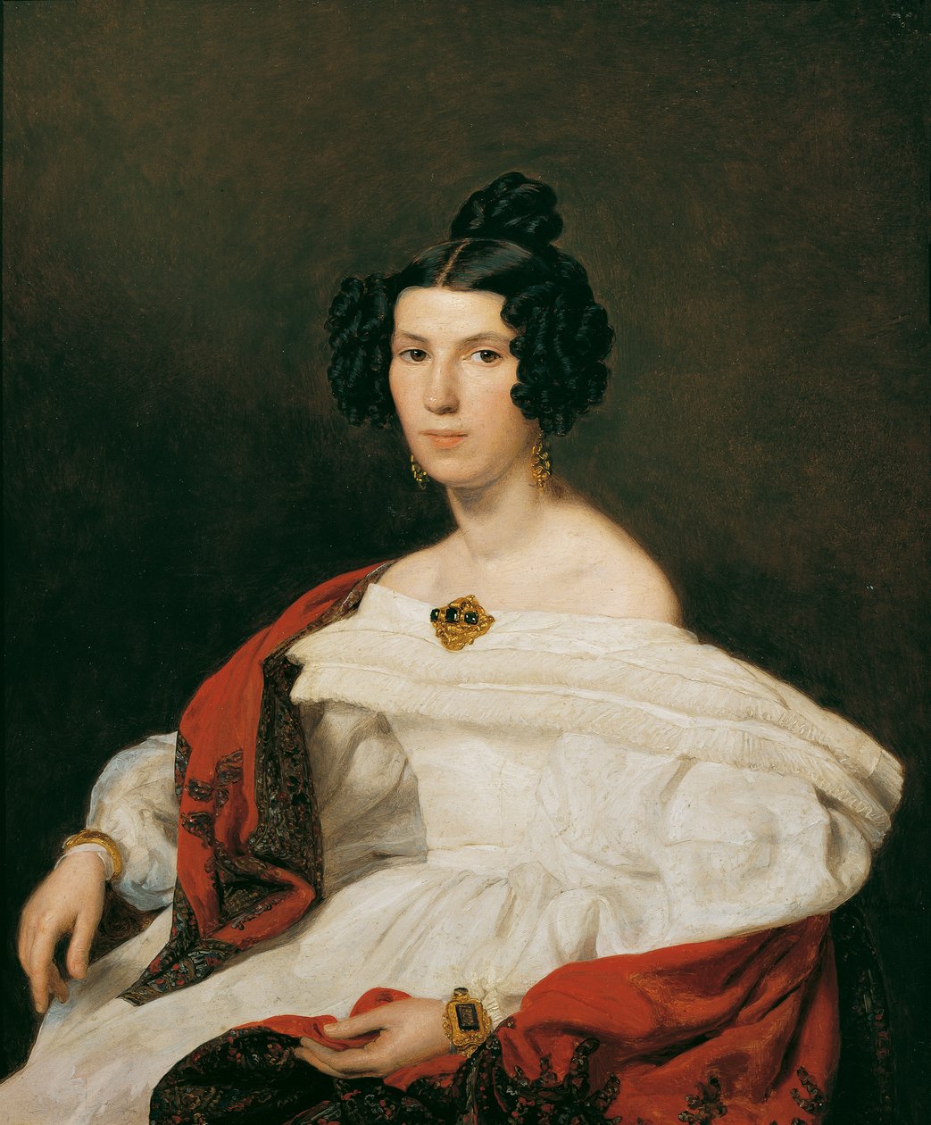 Die Frau des Hofbeamten Josef von Stadler von Ferdinand Georg Waldmuller