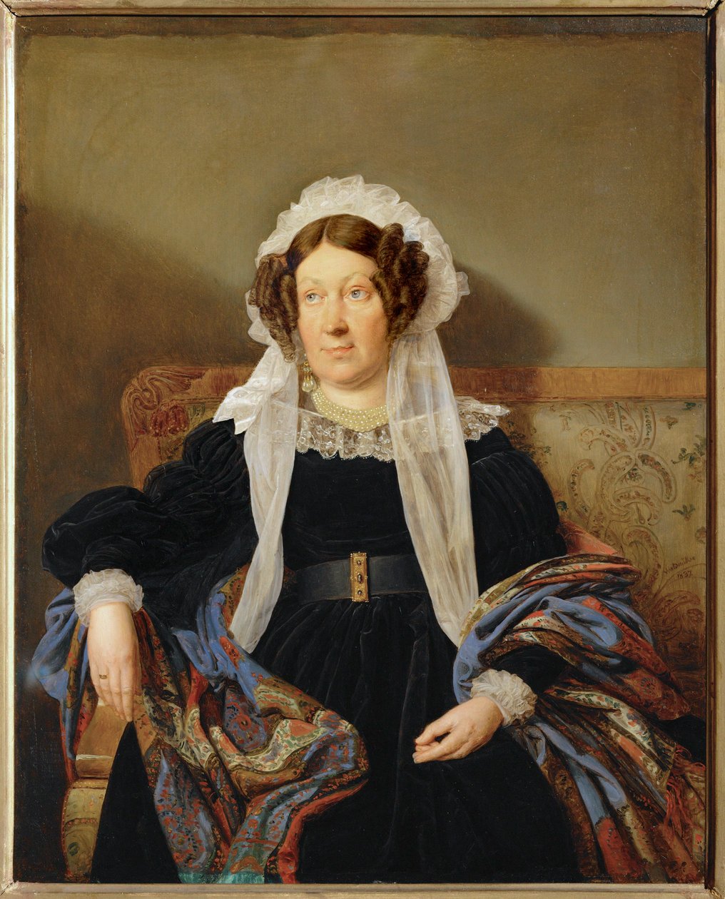Josefine Schwartz von Mohrenstein, geborene Vicomtesse von Ferdinand Georg Waldmuller