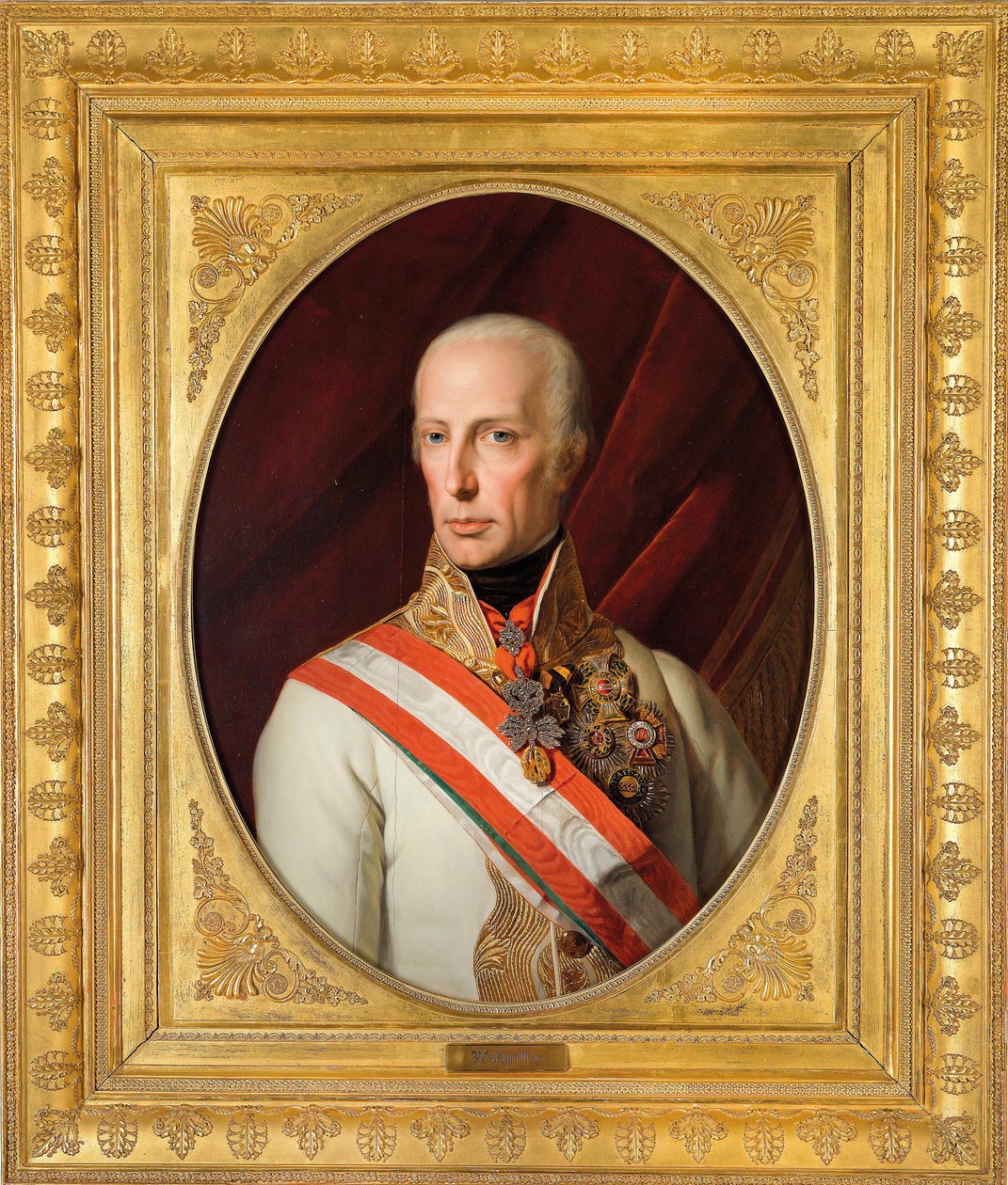 Porträt von Kaiser Franz I. von Österreich von Ferdinand Georg Waldmuller