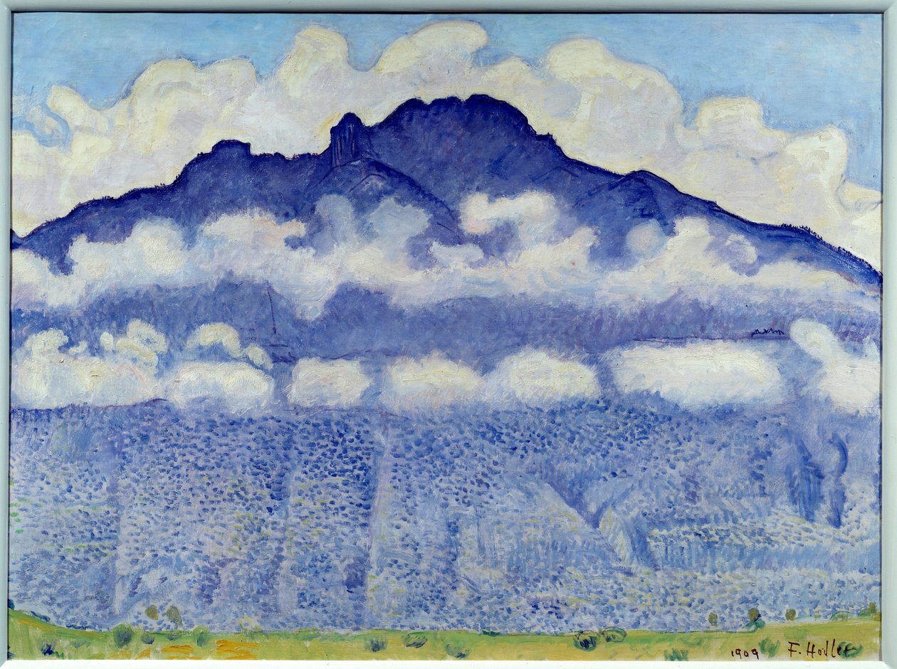 Schynige Platte (Berglandschaft im Oberland, Schweizer Alpen). Gemälde von Ferdinand Hodler (1833-1918) von Ferdinand Hodler