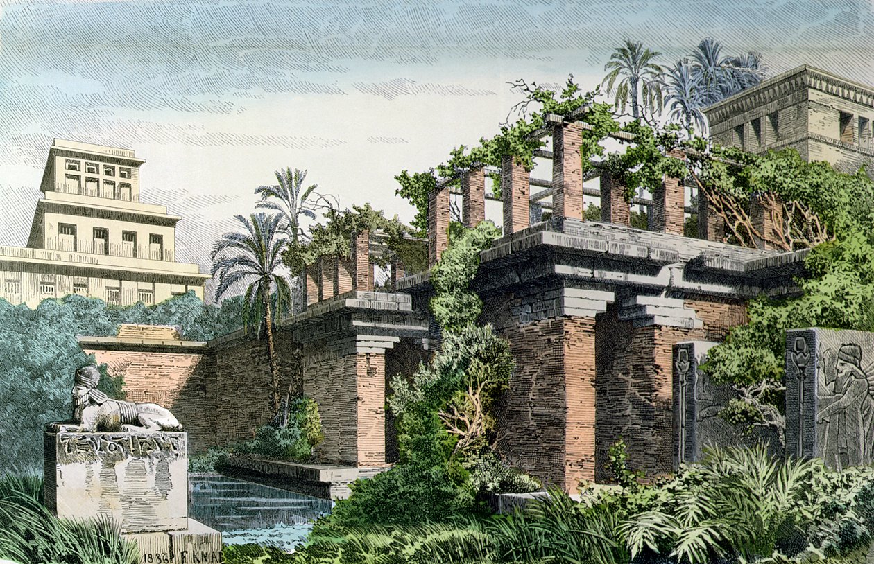 Die Hängenden Gärten von Babylon, aus der Serie 