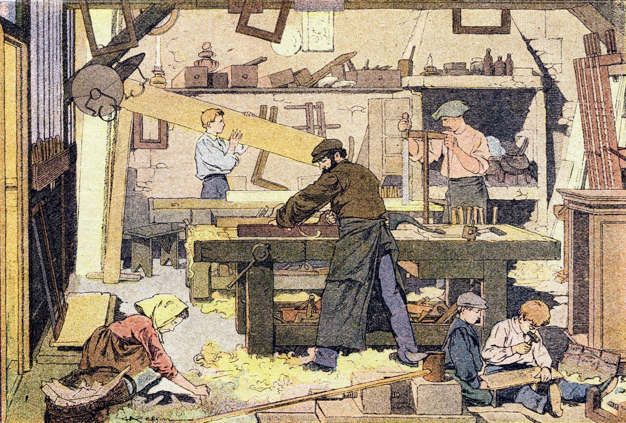 Der Zimmermann, in Imagier de l