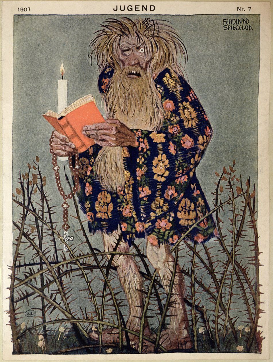 Ein Troll, Illustration aus der Zeitschrift 
