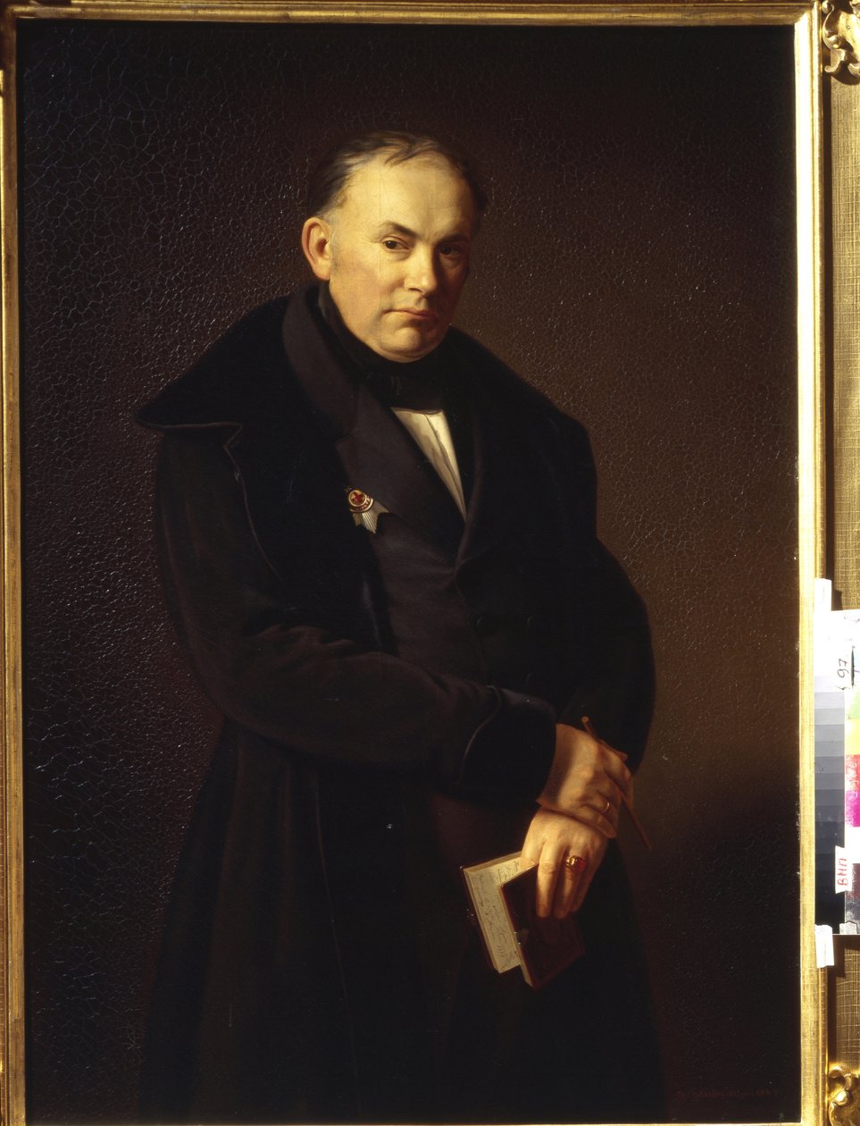 Porträt des Dichters Wassili Andrejewitsch Schukowski (1783-1852) von Ferdinand Theodor Hildebrandt