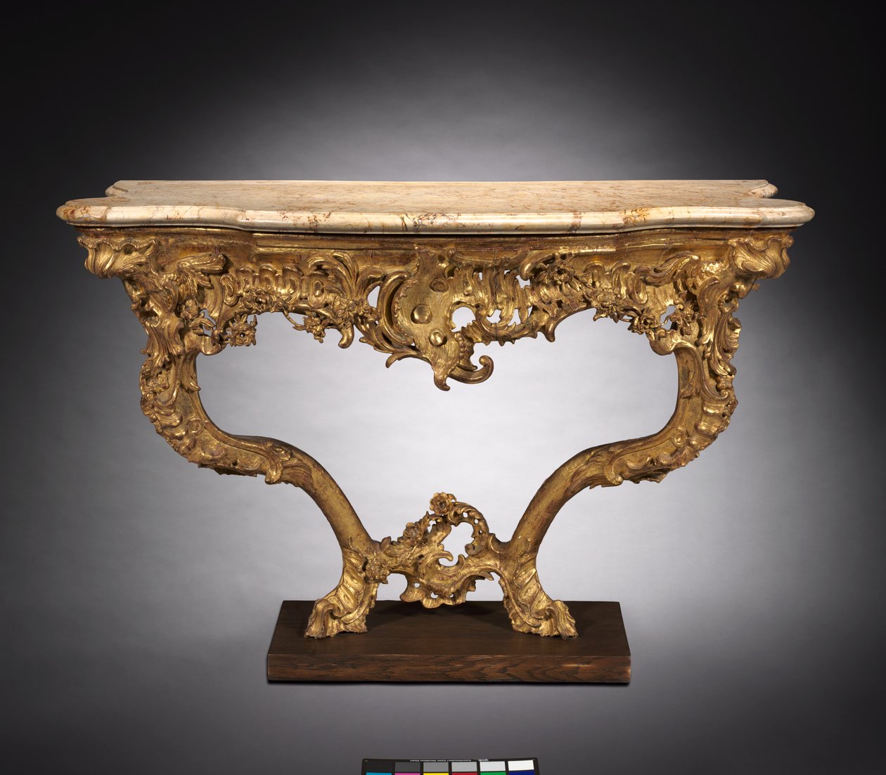 Konsolentisch, ca. 1765 von Ferdinand Tietz