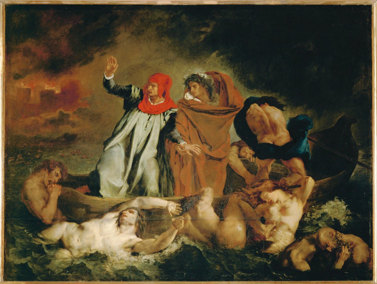 Dante und Virgil von Ferdinand Victor Eugene Delacroix