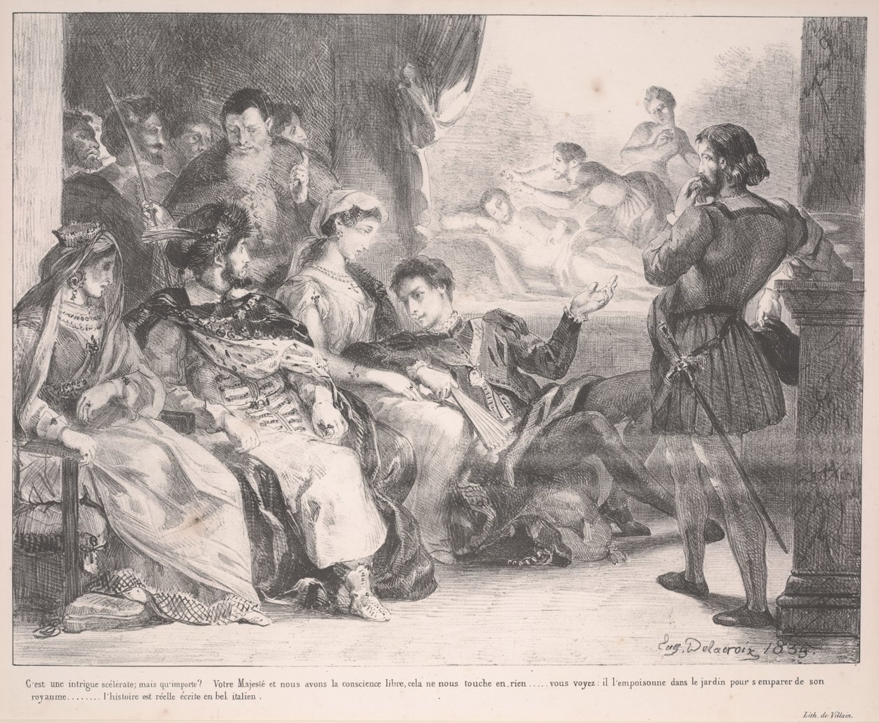 Hamlet von Ferdinand Victor Eugene Delacroix