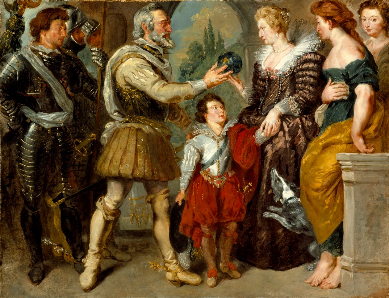 Henri IV überträgt die Regentschaft auf Marie de