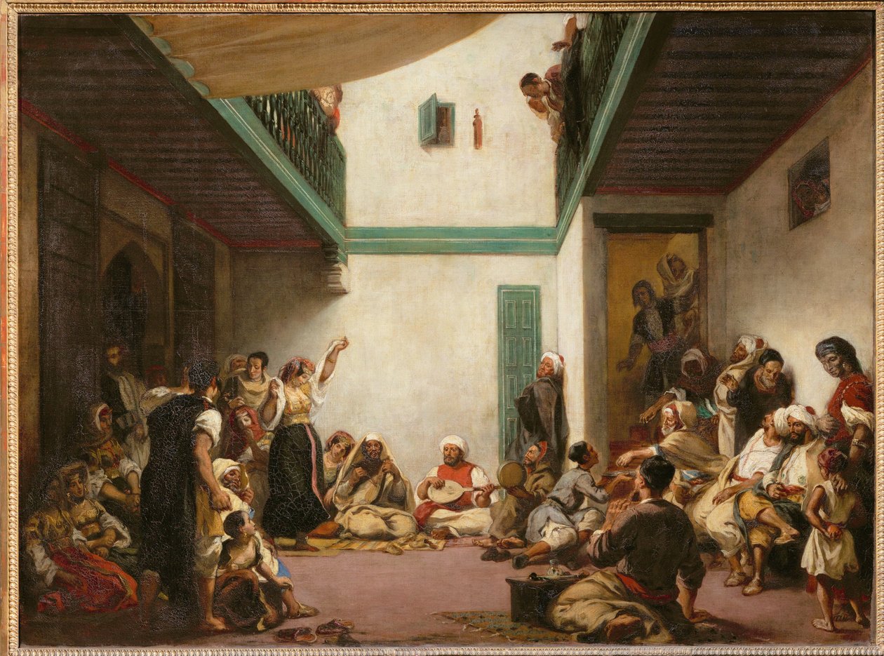 Jüdische Hochzeit in Marokko von Ferdinand Victor Eugene Delacroix