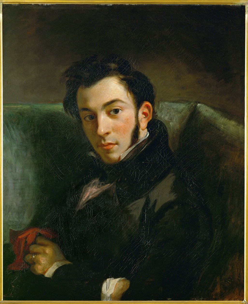 Porträt von Frederic Villot von Ferdinand Victor Eugene Delacroix