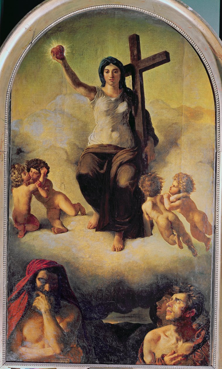 Die Jungfrau vom Heiligsten Herzen, 1821 von Ferdinand Victor Eugene Delacroix